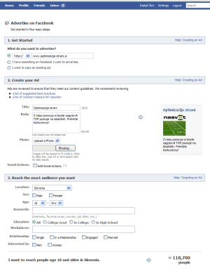 facebook oglas